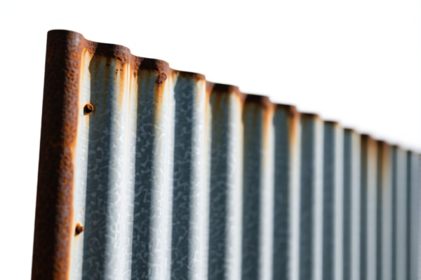 Corrugated Iron Fence Posts with Base