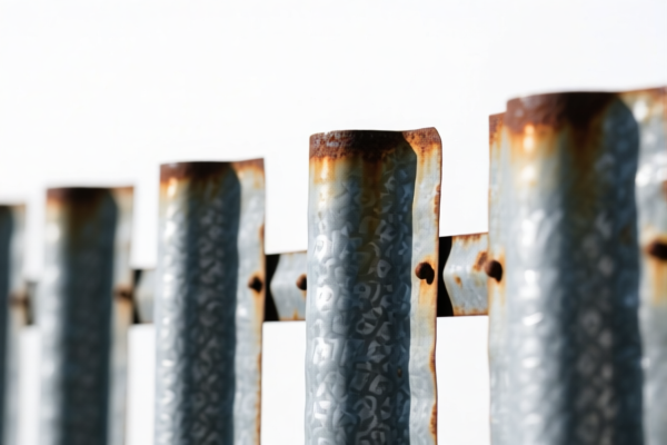 Corrugated Iron Fence Posts with Base