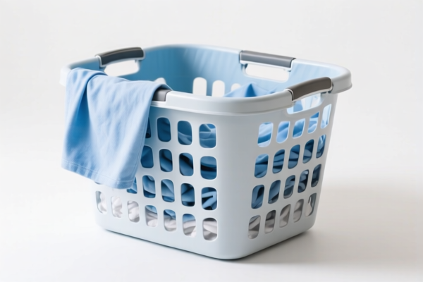 Folding laundry basket