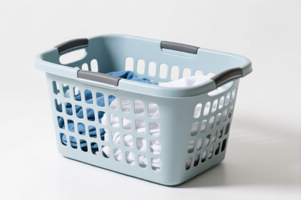 Folding laundry basket