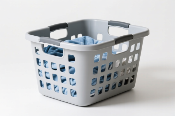 Folding laundry basket