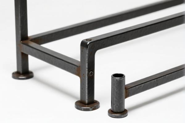 Iron or steel furniture parts