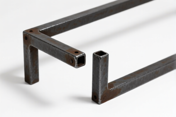 Iron or steel furniture parts