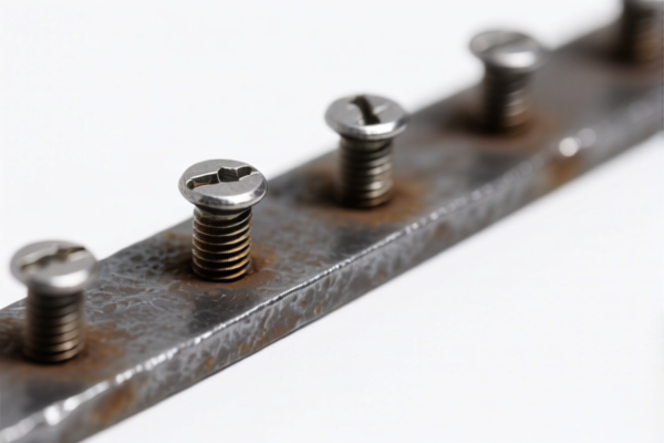 Iron or steel rivets