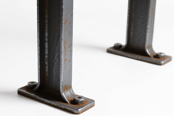 Iron or steel supports