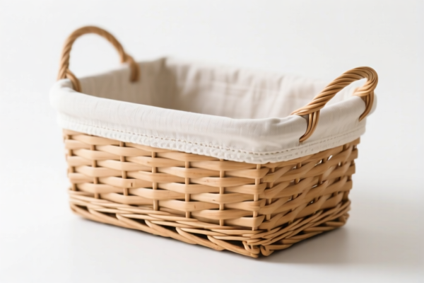 Image for Rattan Woven Clothing Storage Basket