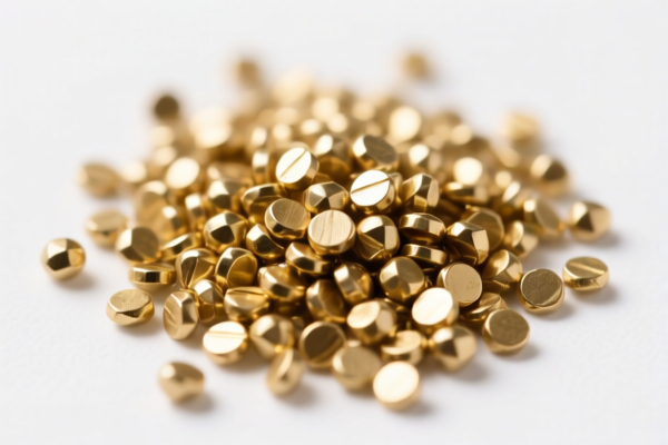 Brass alloy granules