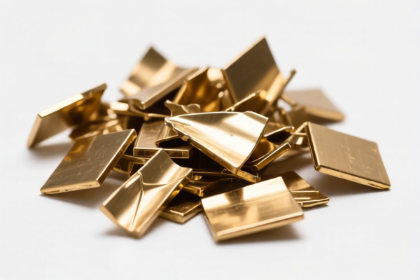 Brass alloy scrap from investment casting