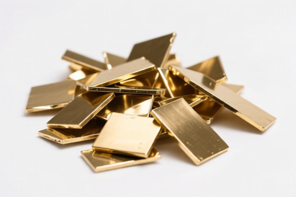 Brass alloy scrap from investment casting