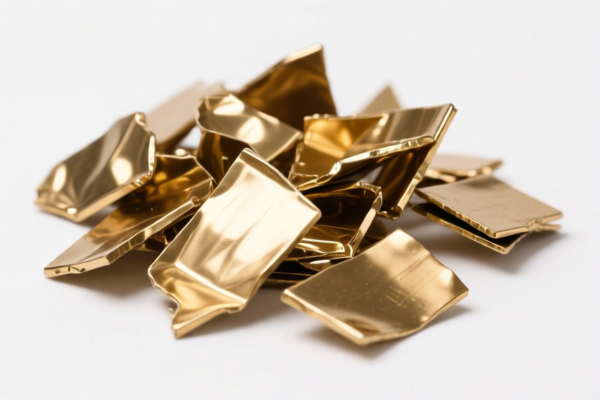 Brass alloy scrap from pressure casting