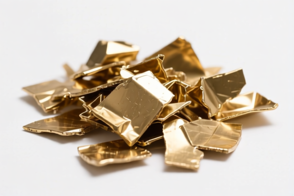 Brass alloy scrap from pressure casting