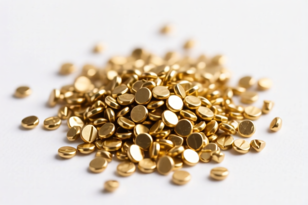 Brass granules waste