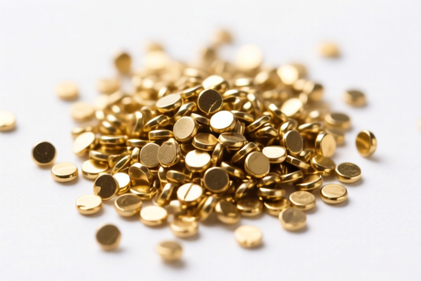 Brass granules waste