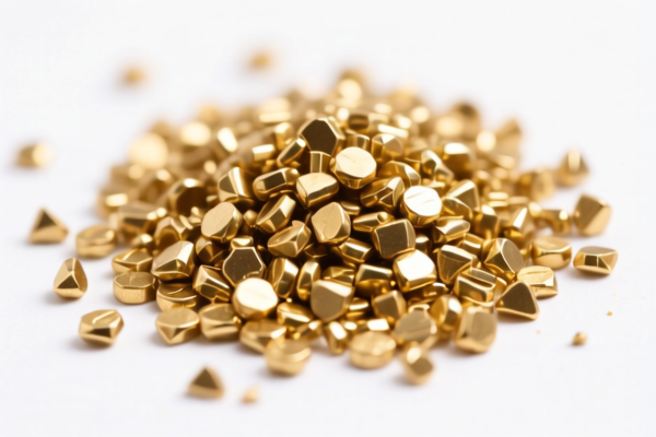 Brass granules waste