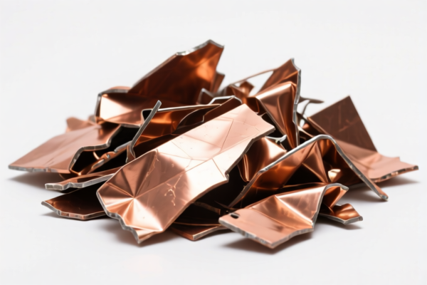 Industrial waste containing copper alloys