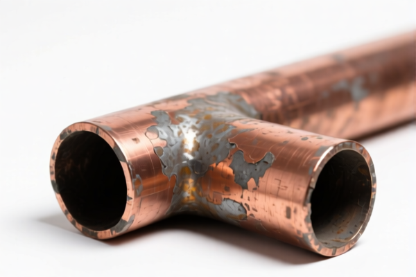 Waste copper alloy pipe