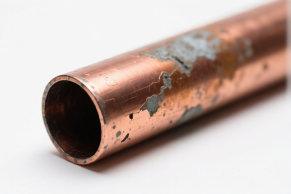 Waste copper alloy pipe