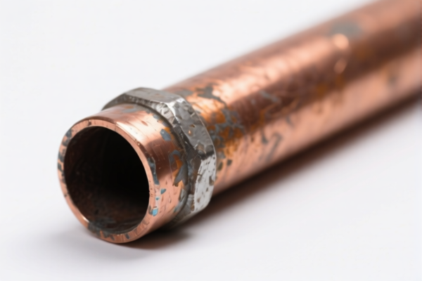 Waste copper alloy pipe