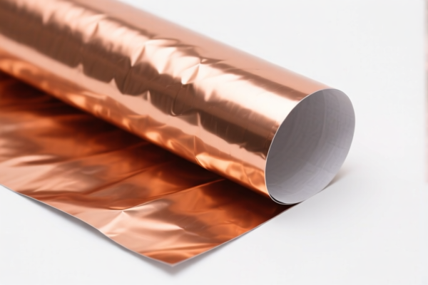 Refined copper foil with backing material