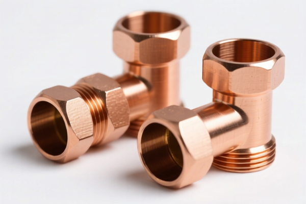 Copper alloy tube fittings for car accessories, other