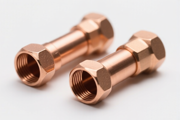 Copper alloy tube fittings for pipeline connections, other