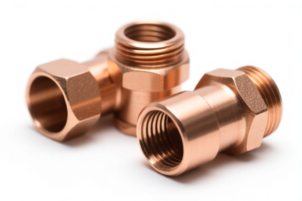 Copper alloy tube fittings for pipeline connections, other