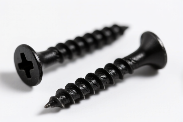 Black Wood Screws