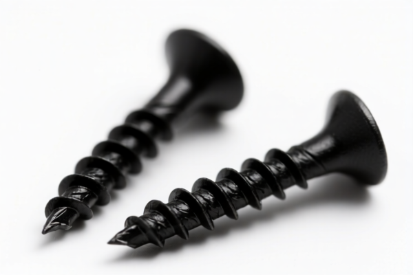 Black Wood Screws