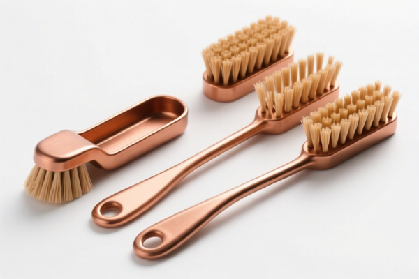 Copper Kitchen Cleaning Brush Set
