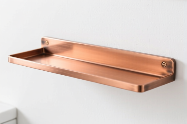 Copper Bathroom Shelf