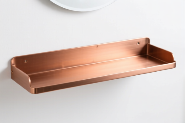 Copper Bathroom Shelf