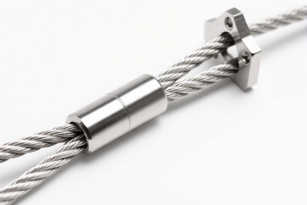Aluminum rope with fittings