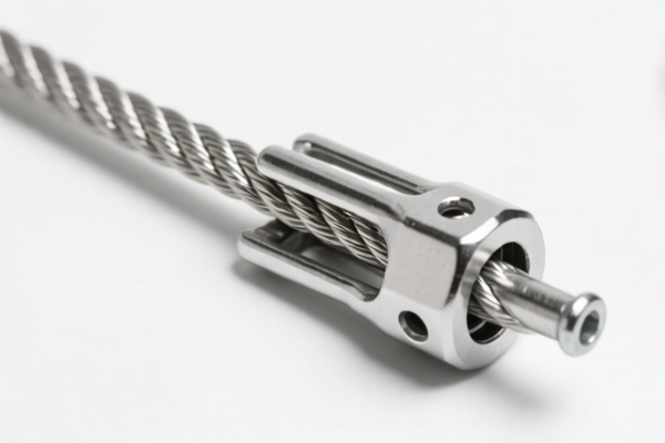 Aluminum rope with fittings