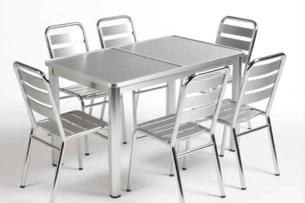 Aluminum Dining Table Set