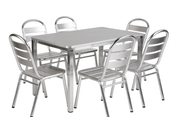 Aluminum Dining Table Set