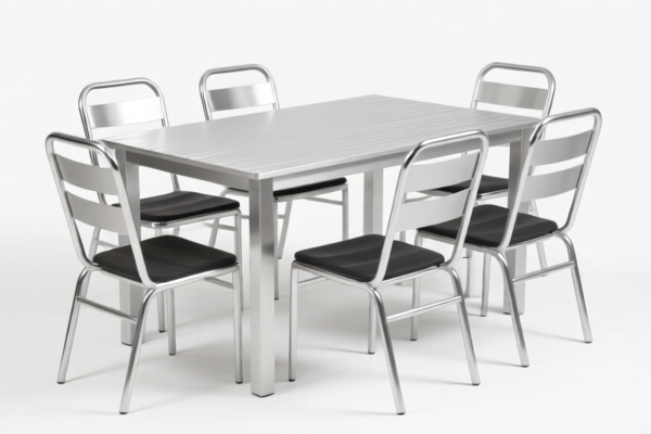 Aluminum Dining Table Set
