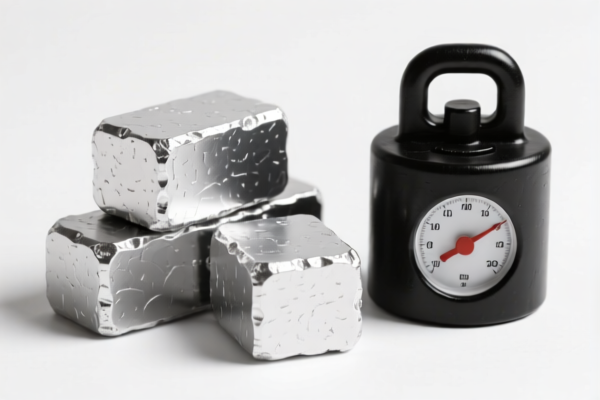 Lead alloy blocks for weights