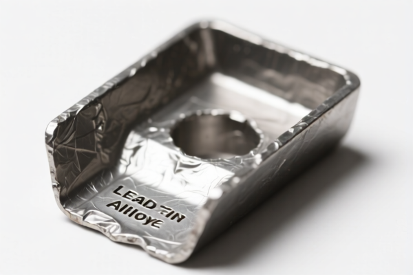 Casting Low Lead Tin Alloy