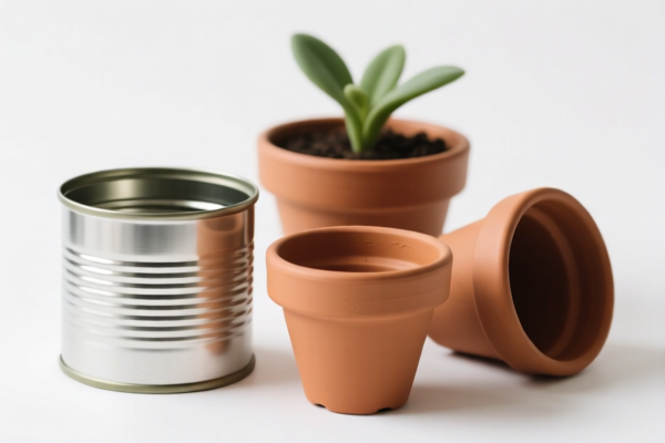 Tin Flower Pots
