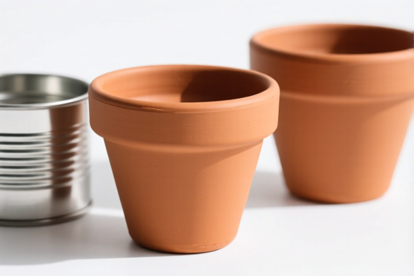 Tin Flower Pots
