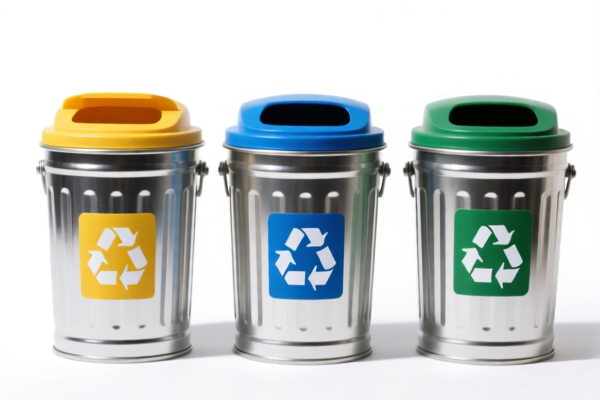 Tin Waste Bins