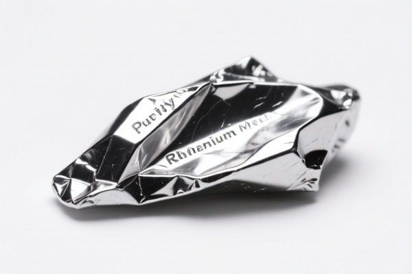High Purity Rhenium Metal