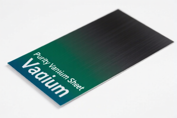 High Purity Vanadium Sheet