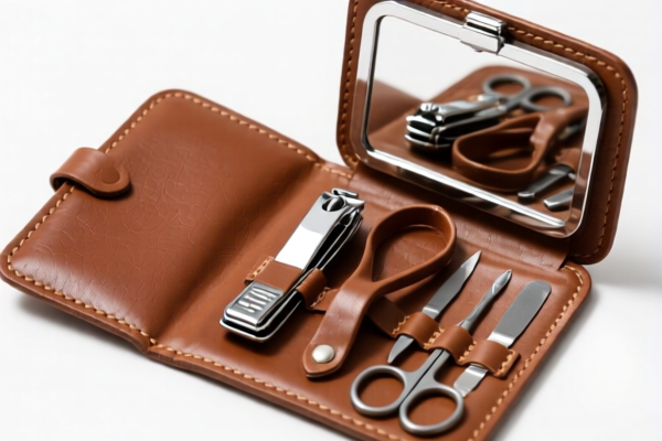 Leather Manicure Tools Set