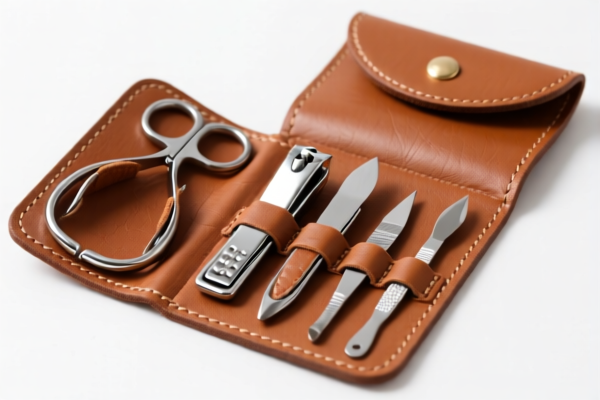 Leather Nail Care Set