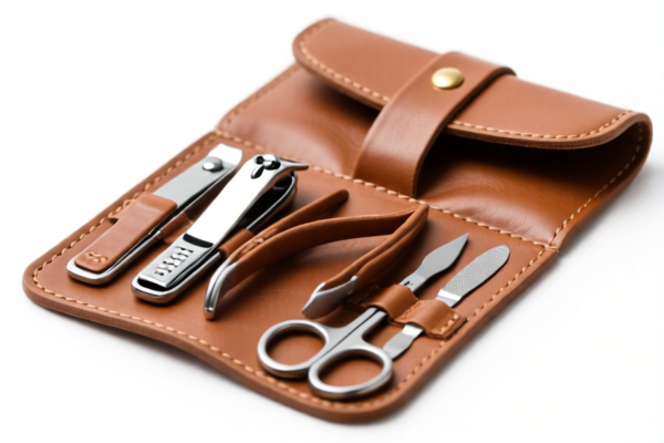 Leather Nail Care Set