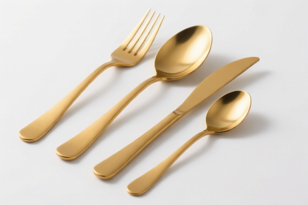 Gold Plated Cutlery Set