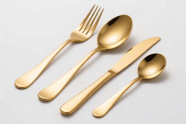 Gold Plated Cutlery Set