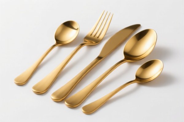 Gold Plated Cutlery Set