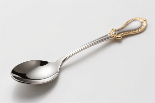 Precious Metal Plated Long Handle Spoon